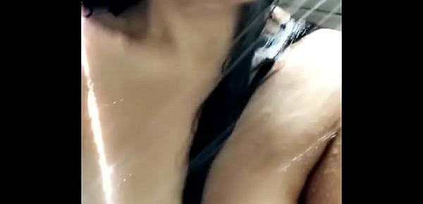  Mature Australian Slut from Brisbane Plays With Her Tits in the Shower